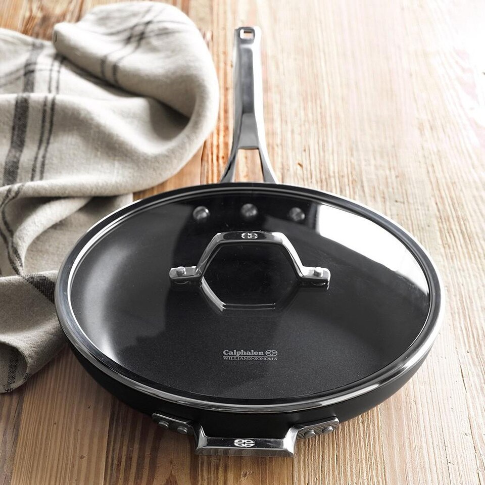 Calphalon Elite Nonstick Covered Frying Pan, 31 cm Williams Sonoma AU
